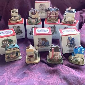 Liberty Falls, Americana, mini house collection eight total perfect condition